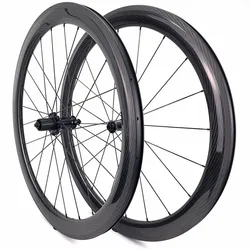 new type bicycle novatec carbon wheels 60mm with RF08 hub clear coating finishing