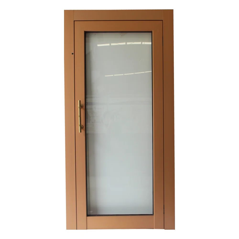Zowee luxurious 700mm right opening Elevator door  aluminum Home lift door elevator semi-automatic doors  for Villa
