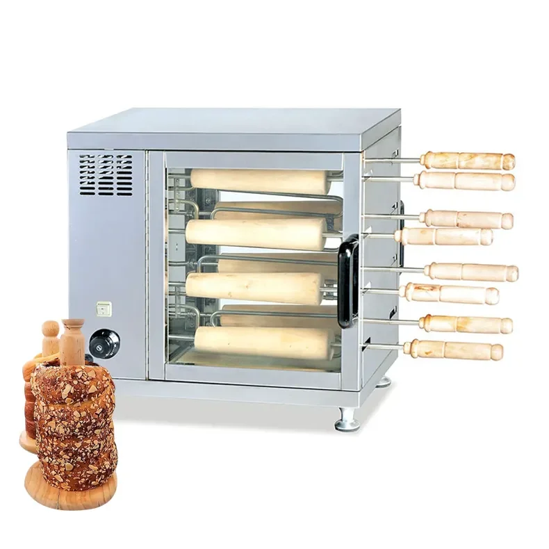 China Commercial Kurtos Kalacs Kurtoskalacs Baking Recipe Oven Chimney Chimeny Cake Oven Truck Bakery Maker Ofen Rollers Machine