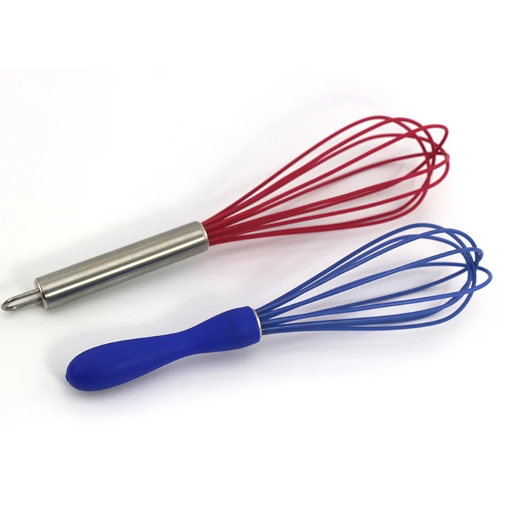 Coloful Bulk Whisk With Different Material Handle