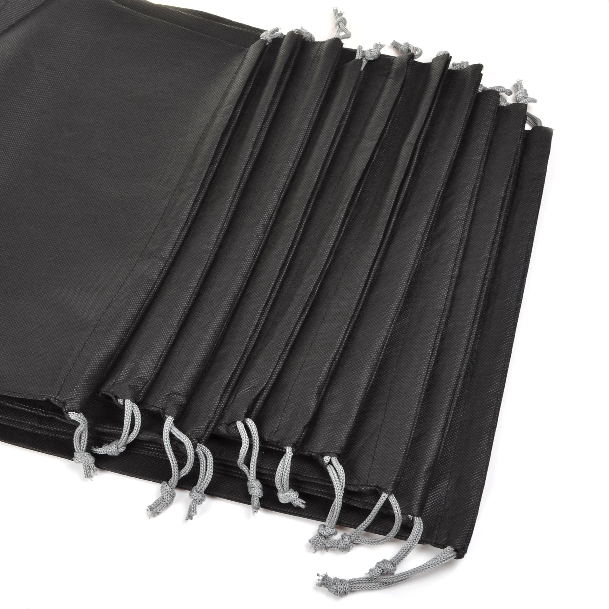 High-end Low Price Private Label Eco Friendly Gym Shoes Storage Pouch Shoes Dust Drawstring Bag Non Woven With Custom Logo