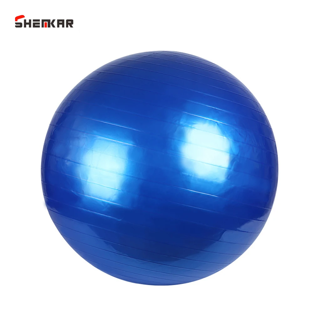 Colorful custom logo stability exercise ball rhythmic gymnastics 65 cm PVC pilates yoga ball