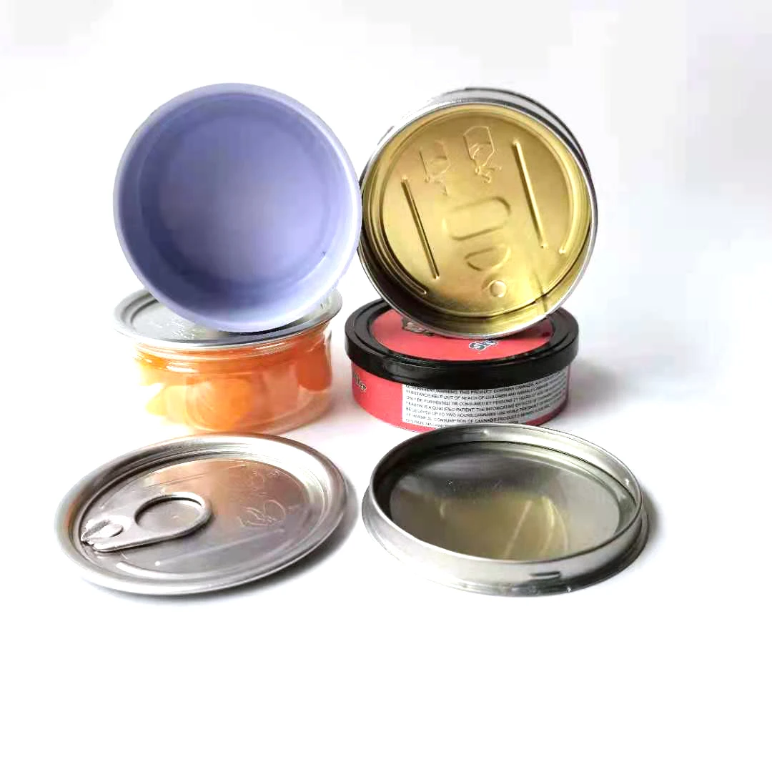 New Design Airtight Child Safe Tin Box Packaging Candy Child Resistant Metal Food Tin Cans Empty