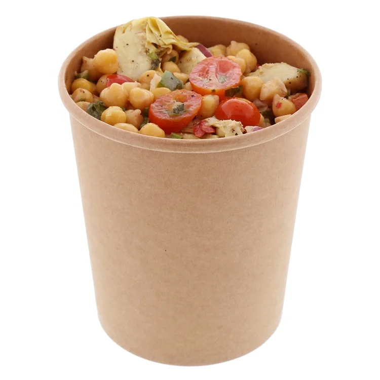 
170oz Custom print disposable paper bucket with lid fried chicken wings Popcorn Plants paper bucket for food packing plants 