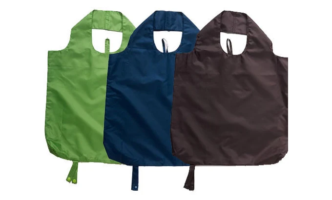 Feifei GRS custom eco recycled polyester fabric big shopper foldable tote shopping reusable rpet bag