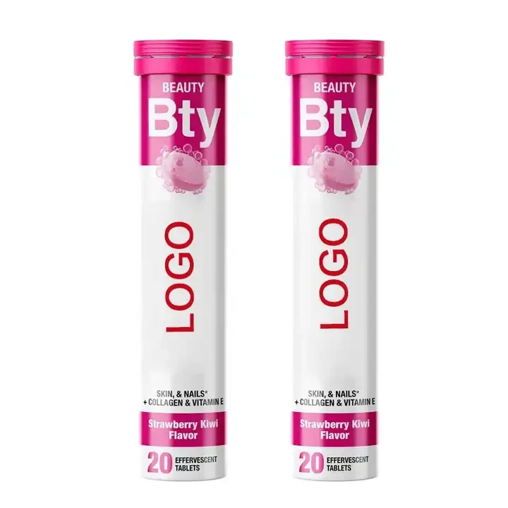 Private Label Vitamin Daily Food Care Supplement Collagen Effervescent Tablets Beauty Collagen Tablet Collagen Drink