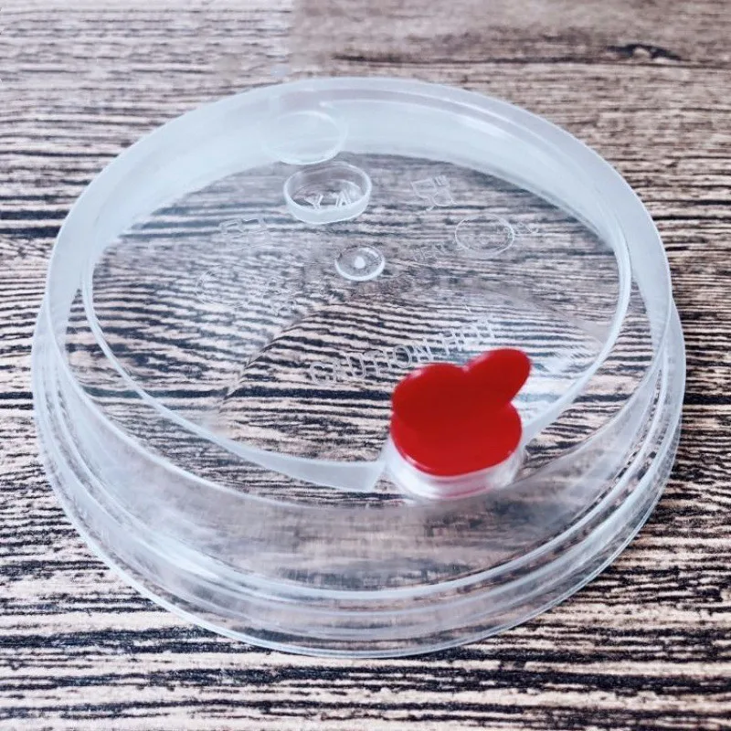 Disposable PP PET Custom Different Size Type Plastic Cover For Hot Coffee Strawless Paper Cup