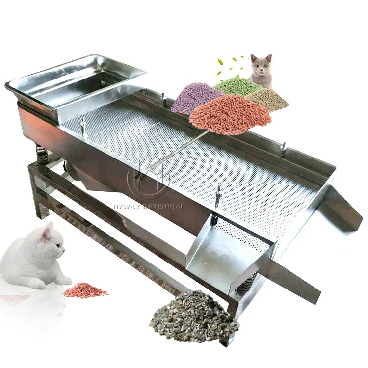 2 outlets 3 outlets Kitty Cat little ore sand soil compost grain coffee beans rice linear sand hot vibrating screen machine