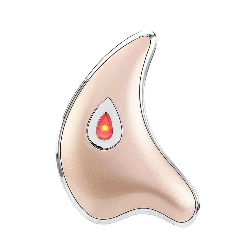Best Facial Massage Galvanic Current Beauty Device Mini Triangle Skin Tighten Gua Sha Equipment Rechargeable
