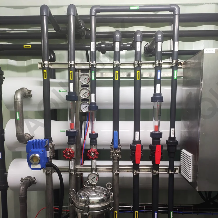 6m3ph industrial water purification systems well water purifying machine containerized water treatment plant for Farm irrigation