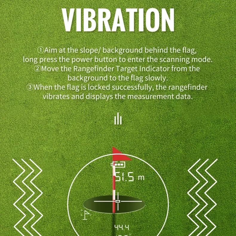 1000m Tianjin Lookout OEM white installed range finder golf shooter range finder golf rangefinders