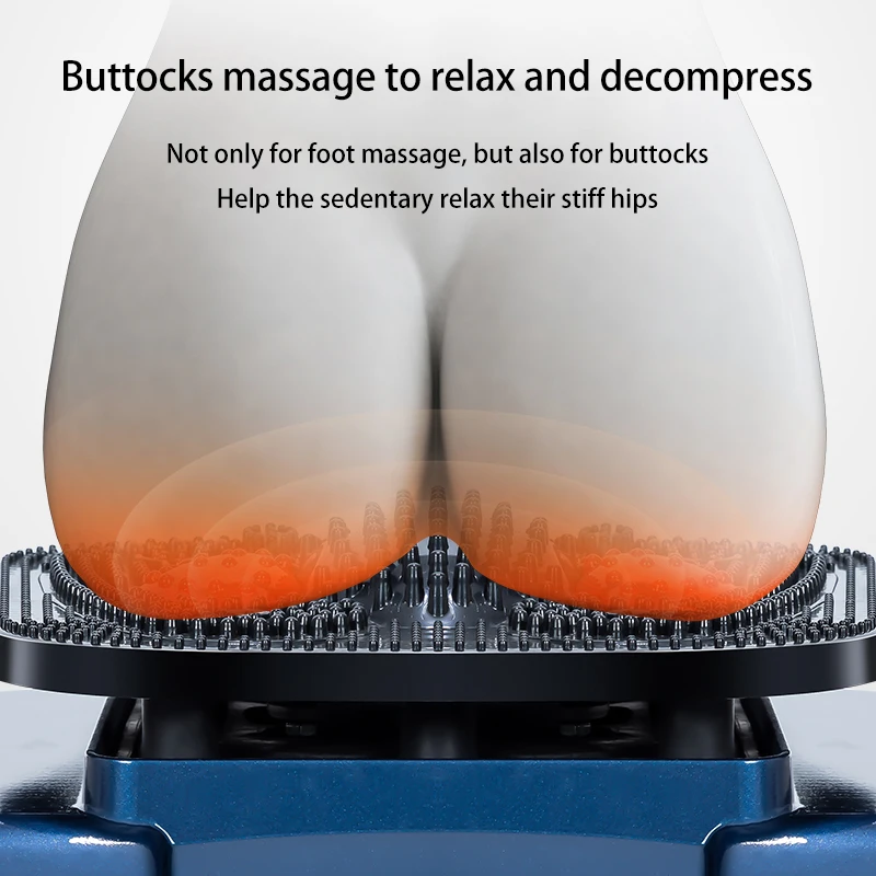 HealthForever Brand Remote Control Vibrating Device Legs Full Body Electric Foot Blood Circulation Massage Machine