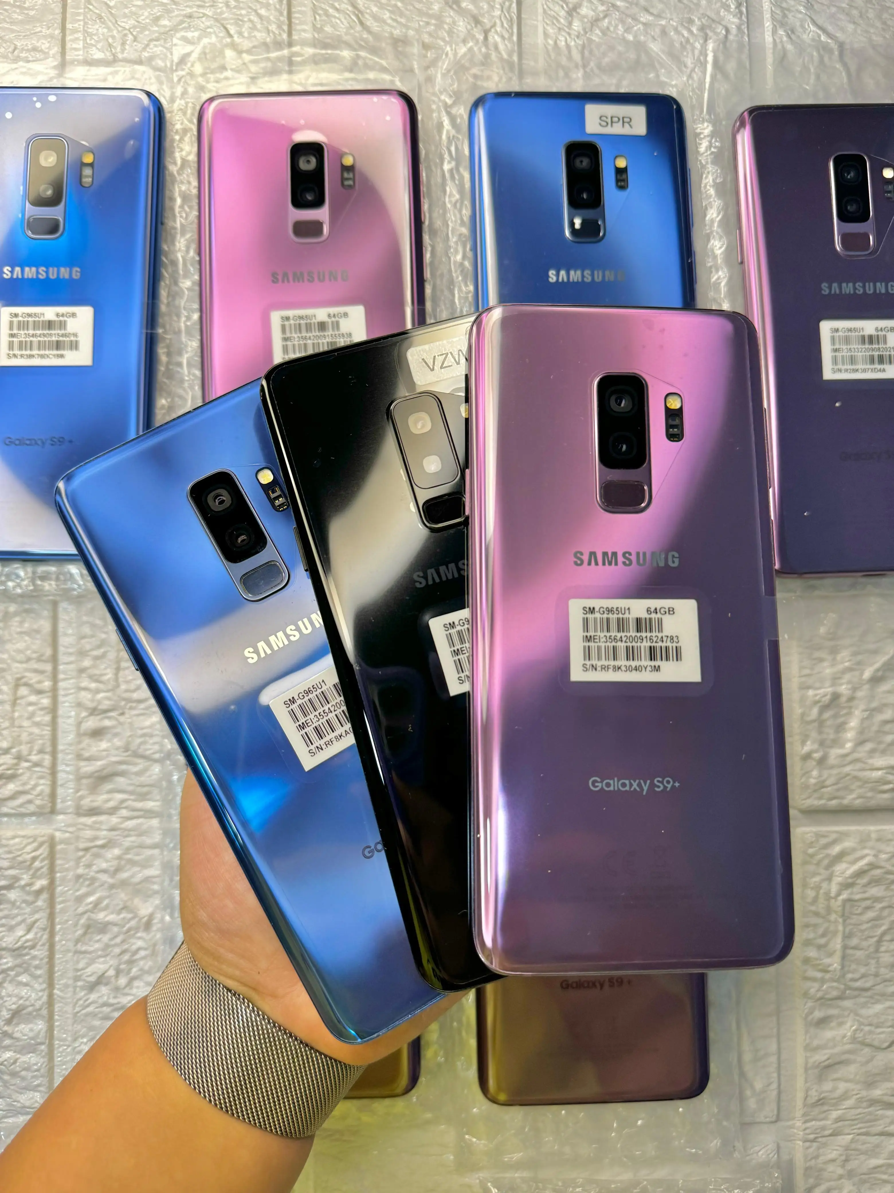 Wholesale S8 S8+ S9 S9+ A+ Level Product 5G Smartphone Almost New 64GB Second Hand Telephone for Samsung