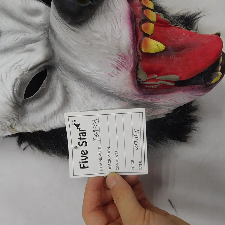 
Halloween Terrifying scary Full Head Animal Latex Masks custom party ugly face mask 