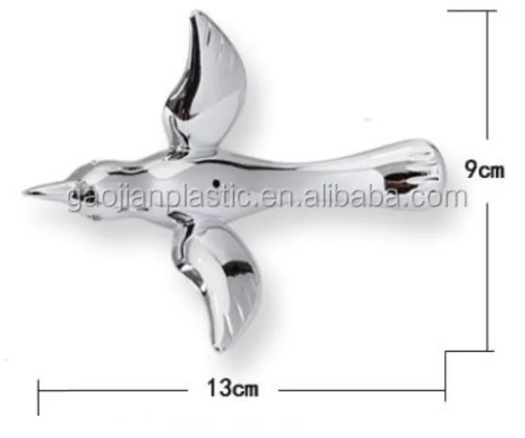 Hang Decoration Transparent Plastic Acrylic Flying Birds Hummingbird Ornament For Wedding Stage Decoration