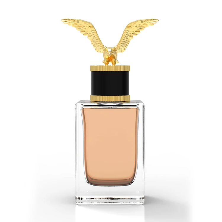 Customized Animal Shape Perfume Bottle Cap Eagle Head Metal Zamac Perfume Cover