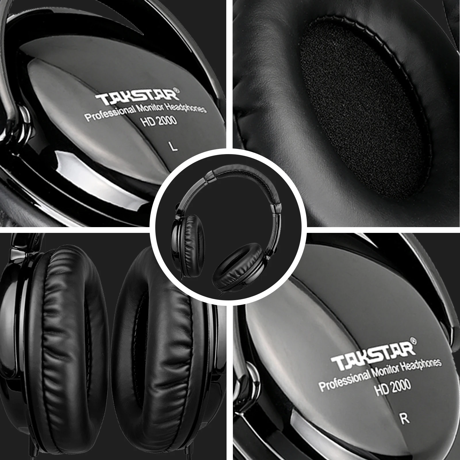 Проводные Накладные наушники Takstar HD2000 студийные стереонаушники для диджея запись на компьютере телефон пианино гитару