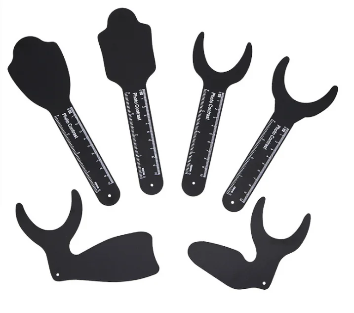 Autoclavable Lab Tools Dental Photographic Image Board Oral Cheek Black Plate