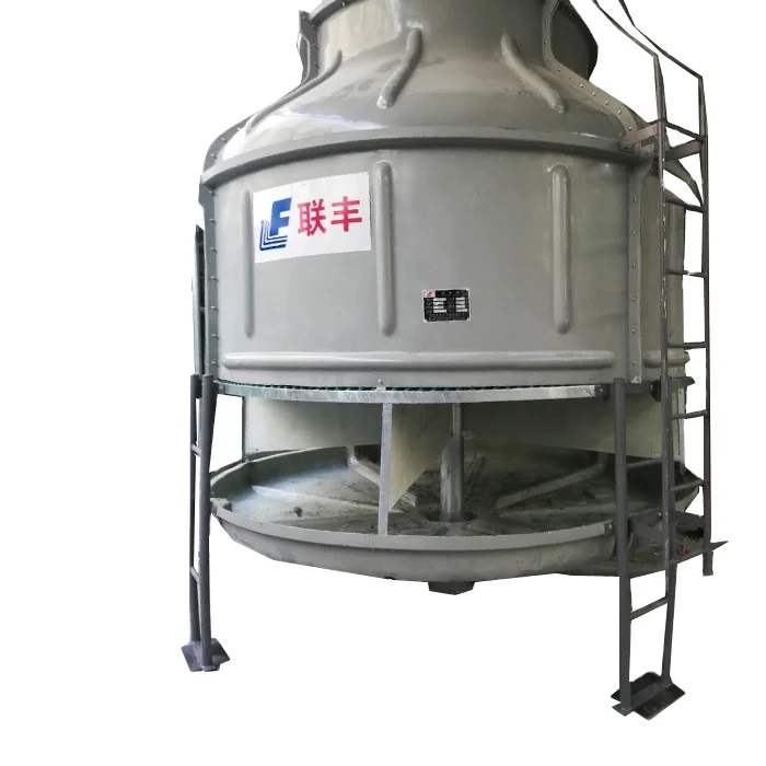 China  Manufacturer Mechanical Ventilation Round  Chemical Cooling Tower 100ton