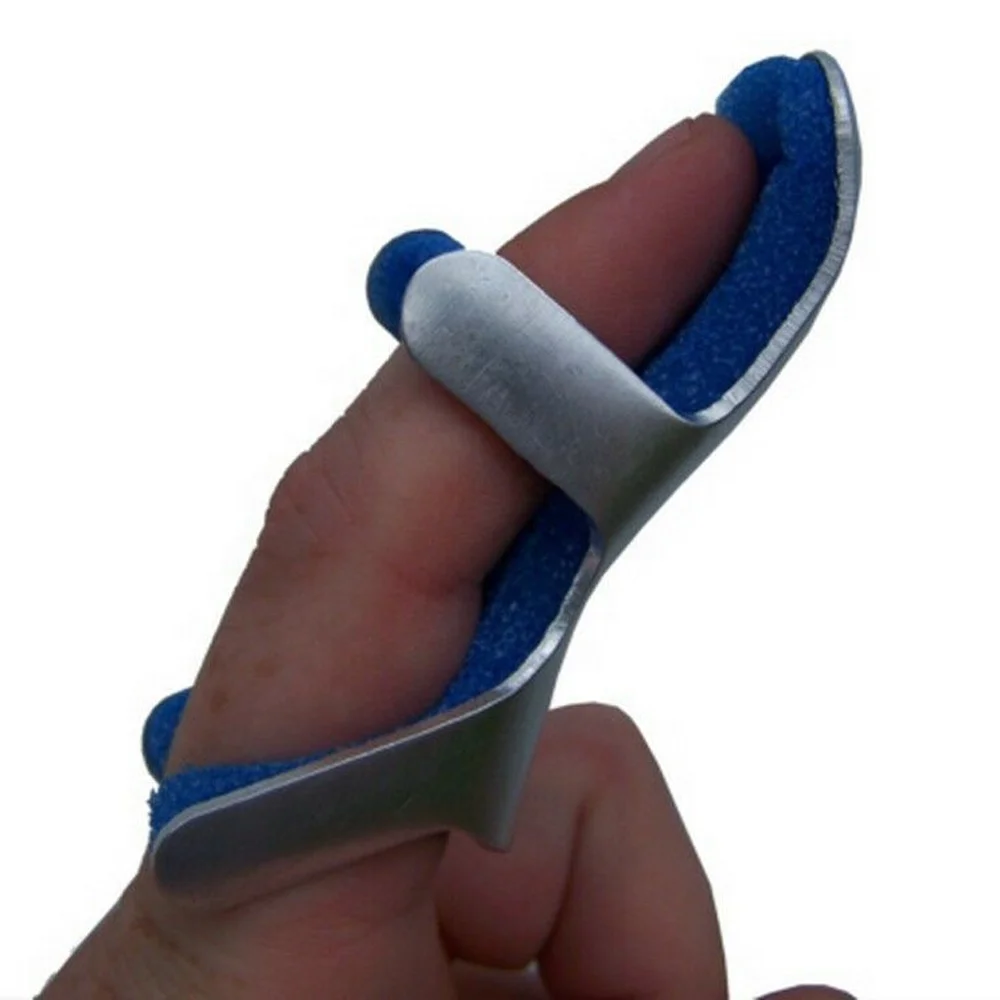 flexible aluminum medical finger splint with foam cushion