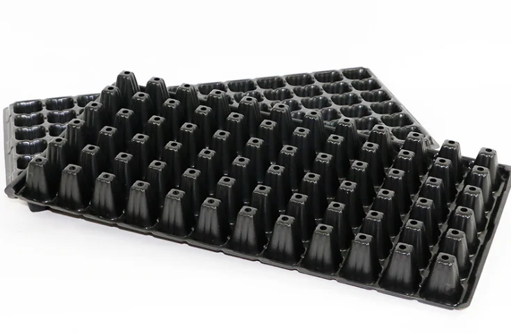 Vegetable Rice Plant growing germination Plastic 105 cells Hard seed starter nursery tray for farm