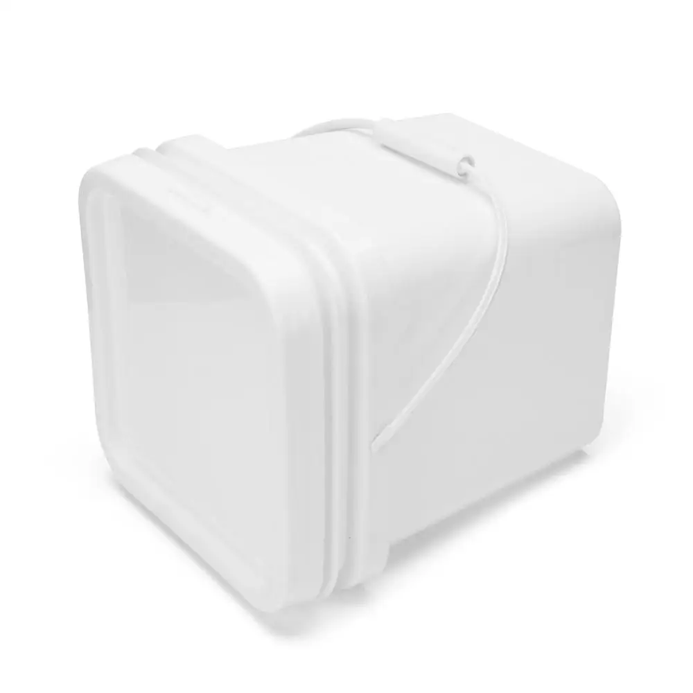 
Factory directly supply Square Bucket 20 L Square Plastic Bucket Black Pail 20 liter paint bucket 