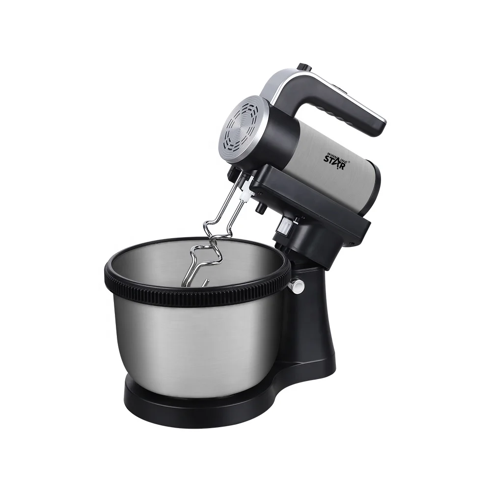 WINNING STAR 450w 220v-240v 4.5 L Electric Hand Mixer ST-5532 5 Speed Stand Mixer With Stainless Steel Bowl