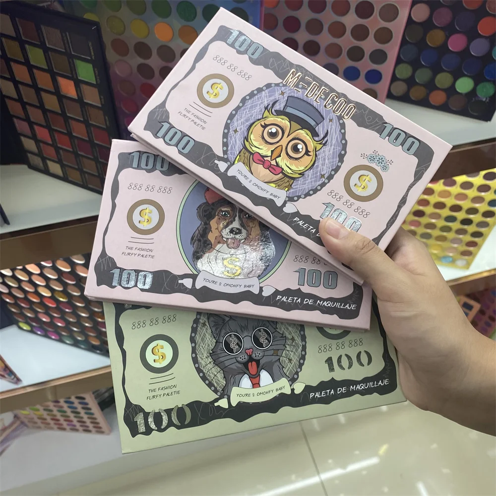 Free sample makeup eye shadow 18-color eyeshadow palette ,private label with low MOQ, low price