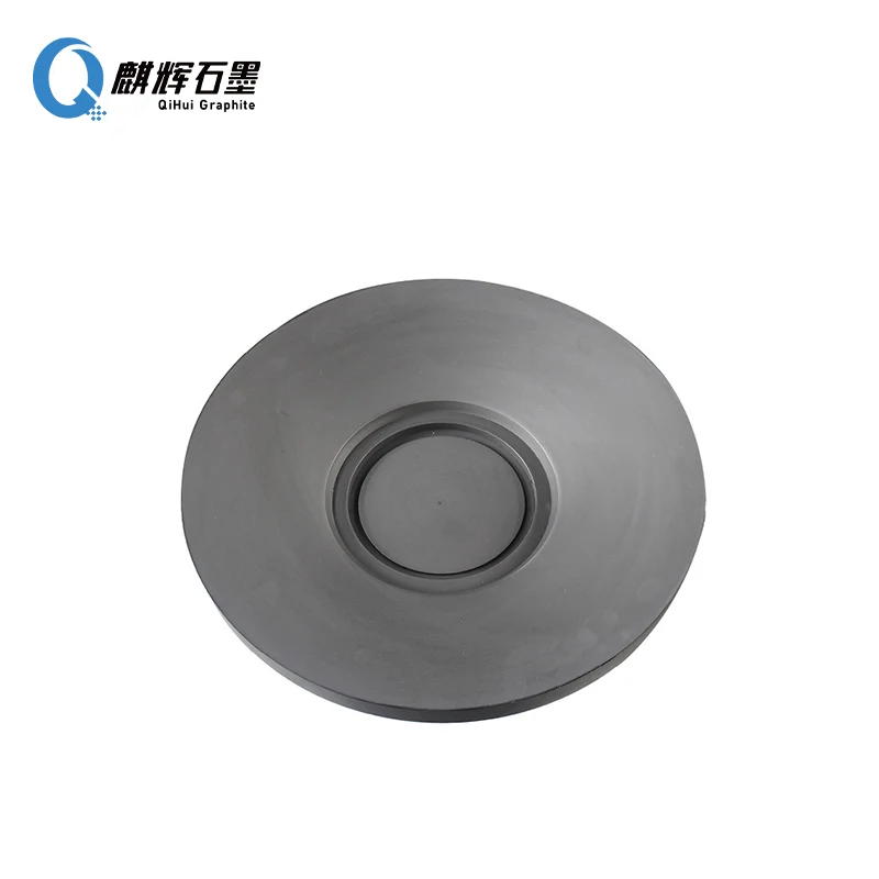 Qihui excellent thermal durability and chemical resistance graphite tray crucible tray graphite chassis
