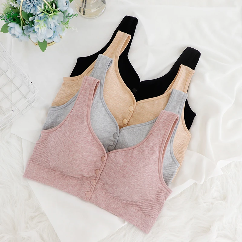
Cross sleep nursing bra seamless nursing bust lifter bra front closure breastfeeding maternity nursing lactating bra 