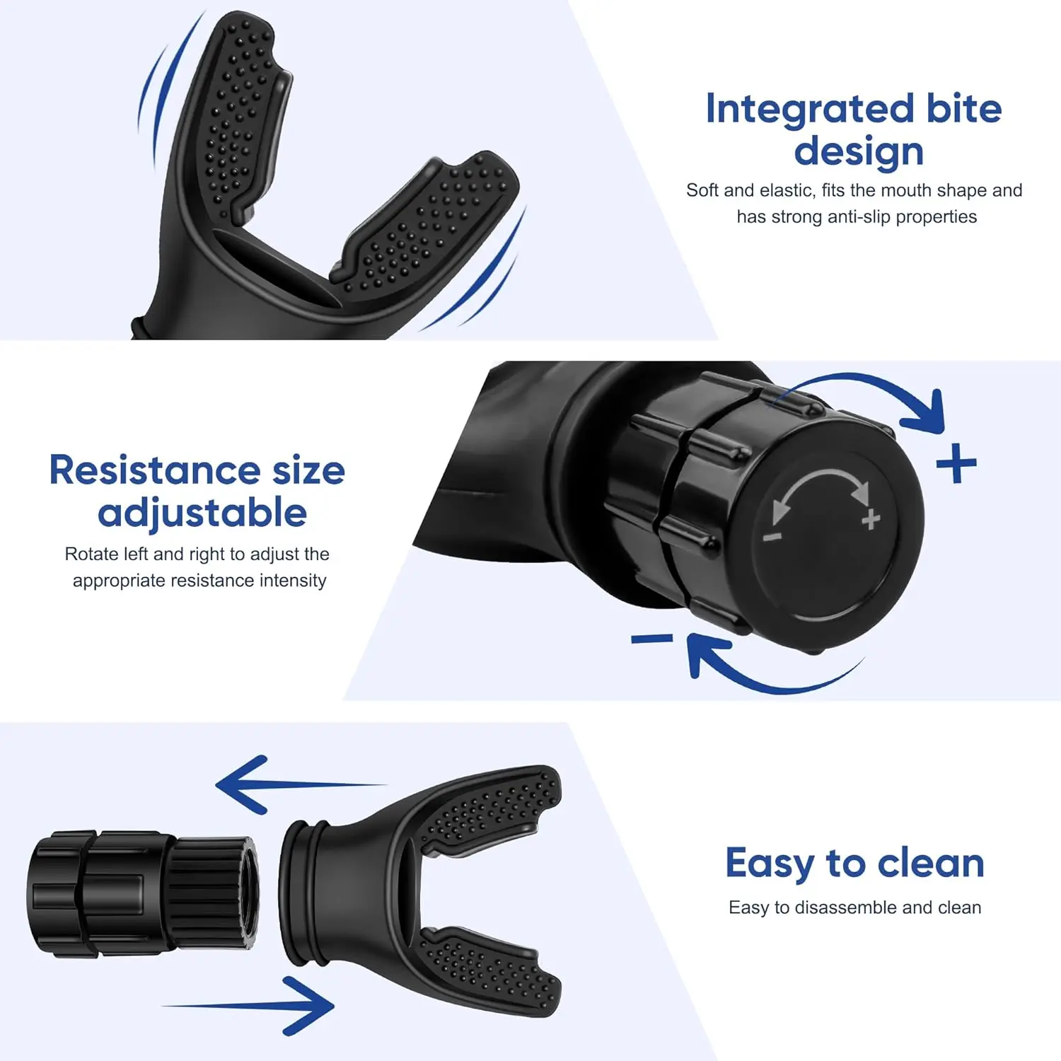 RS Sports Breathing Trainer Exercise Lung Breathing Respiratory Exerciser Mouthpiece Fitness Equipment Lungs Breathing Exerciser