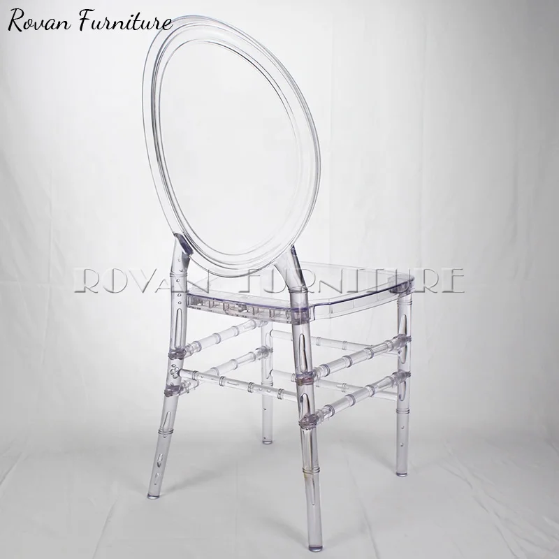 KD Design Wedding Party Tiffany Louis ghost  Hotel Acrylic stackable Chiavari Chairs For Event Wedding transparent chairs