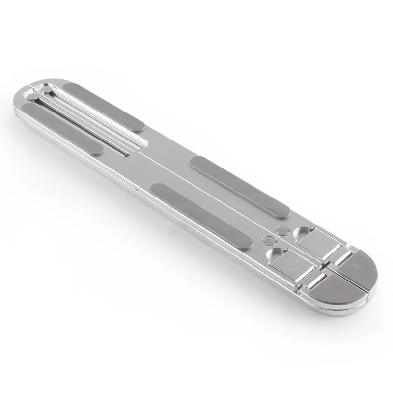 new Flexible Folding Height Adjustable Aluminum Foldable Portable Desktop Laptop Notebook Holder Riser Stand L100