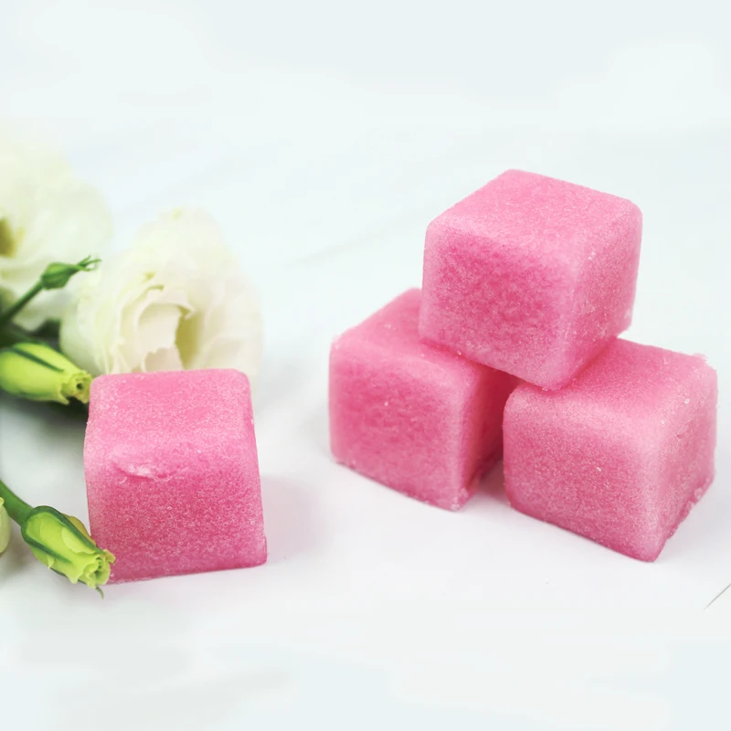 Wholesale Factory Low Price Private Label  Custom Body Natural Vegan Private Label  Cubes Facial Body Sugar Scrub