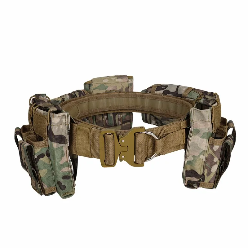 Tactico Adjustable Molle System Ronin Belt Tactical Belt Set Guard Duty Battle Belt Setup