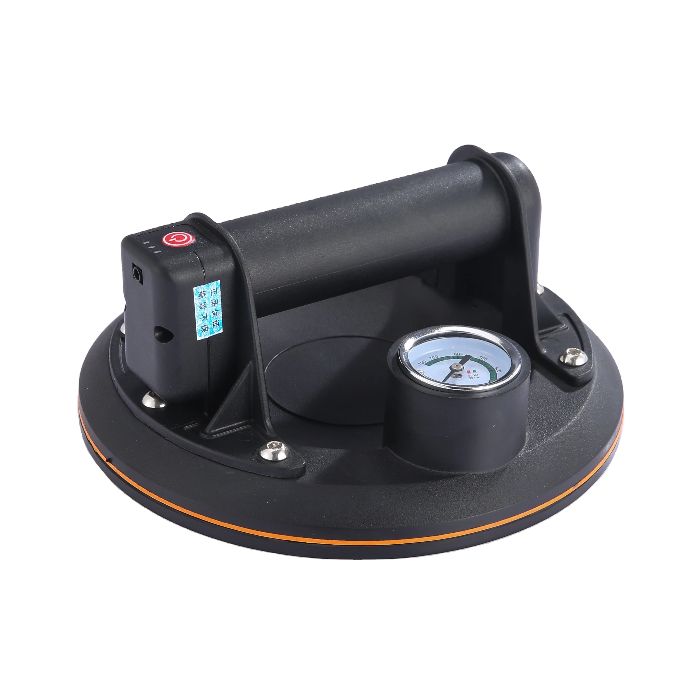 Battery Cordless vacuum cup 200mm 8' suction pad Granite & Glass Lifting, Glass Suction Cup ABS Pump with 200kgs Load Capacity