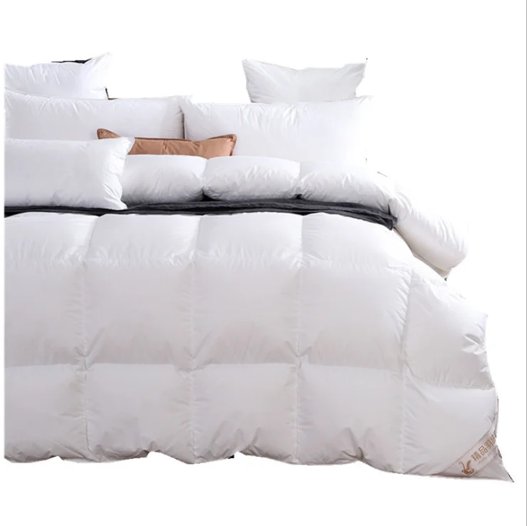 Manufacturer Direct Selling Five Star Hotel 95 White Goose Down Winter Quilt Luxury Warm Thickened Custom Made White Down Quilt