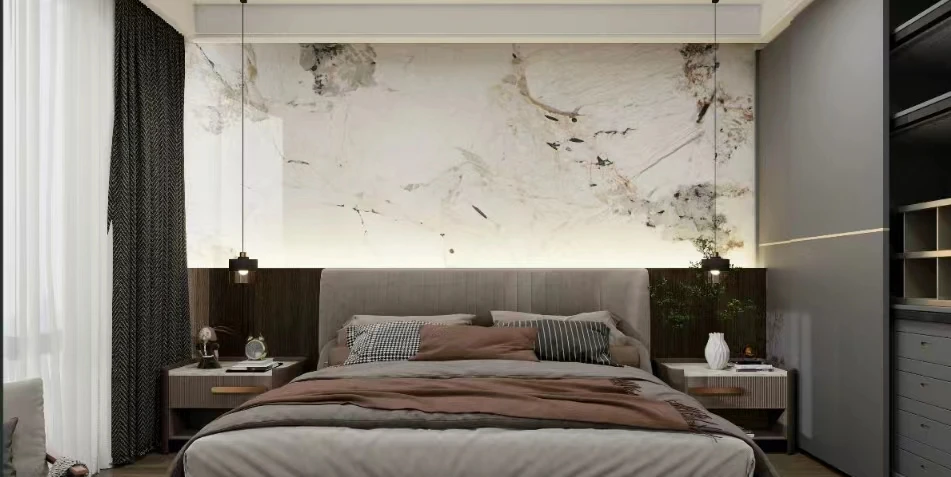 2.5 2.8 3 mm UV Marble PVC Wall Panel for  Kitchen Cabinet Interior Decoration waterproof  3D Print UV Marble Sheet Wall Board