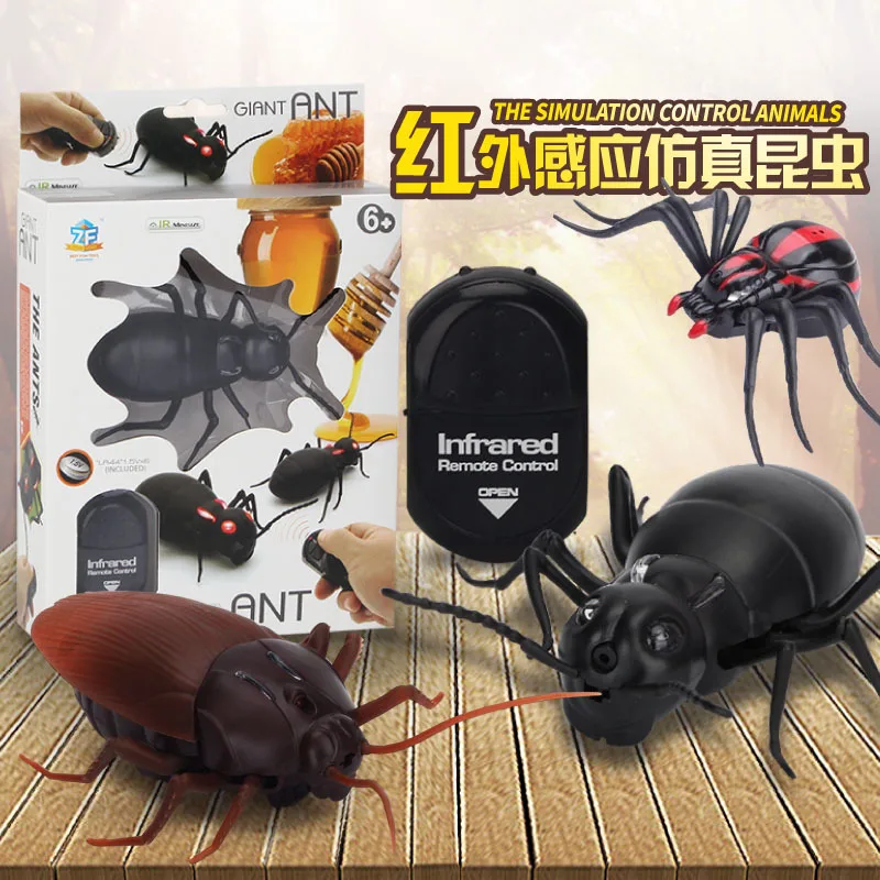 Hot Sales Insects Simulation Ladybug Flying Bee Inductive RC Plastic Toy Realistic Infrared Remote Control For Kids Games Toys