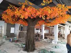Artificial maple tree 3.5m autumn tree Japan Canada export big tree indoor outdoor plant