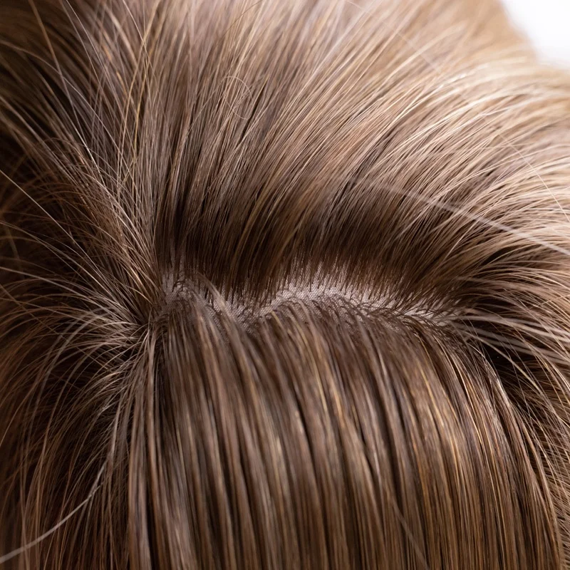 Best quality silk top base natural hairline women wig