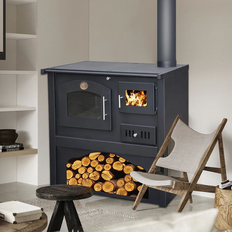 2024 Chinese cold rolled steel firewood stove wood burning stove indoor modern wooden stove