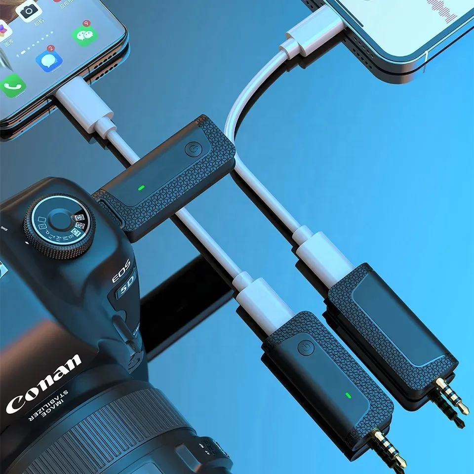 Wireless microphone lavalier radio mike live anchor recording equipment clip-on lavalier net red food broadcasting