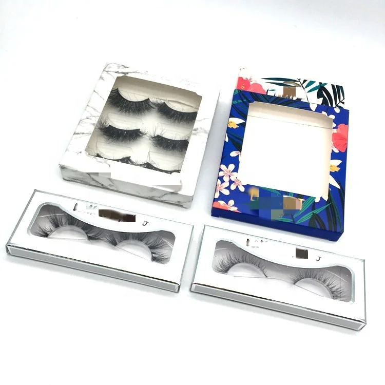 eyelash manufacturer custom your logo private label Strip Eyelash Glitter Package box