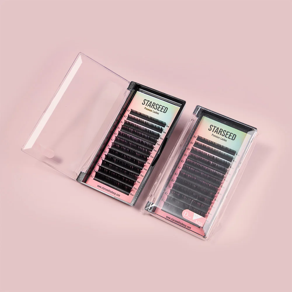 100% Hand Made 3d Mink Eyelashes, private label faux mink eyelash extention,wholesale 3D individual eyelash extension