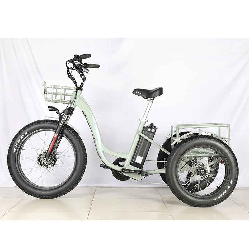 48V 750w front hub motor with 20ah lithium battery 3 wheel electric trike city bike tricycle bike electric electric bike