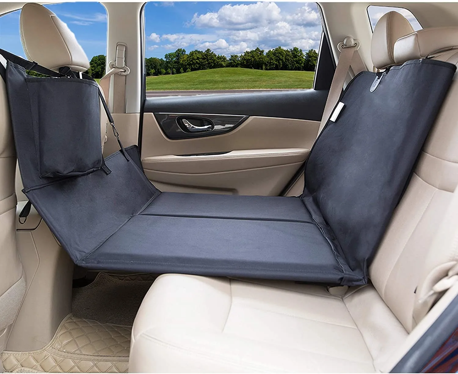 FREE SAMPLE Back Seat Extender Dogs Car Bridge for Dogs Foam Pet Backseat Extension for Dogs Heavy Duty Ideal for Trucks