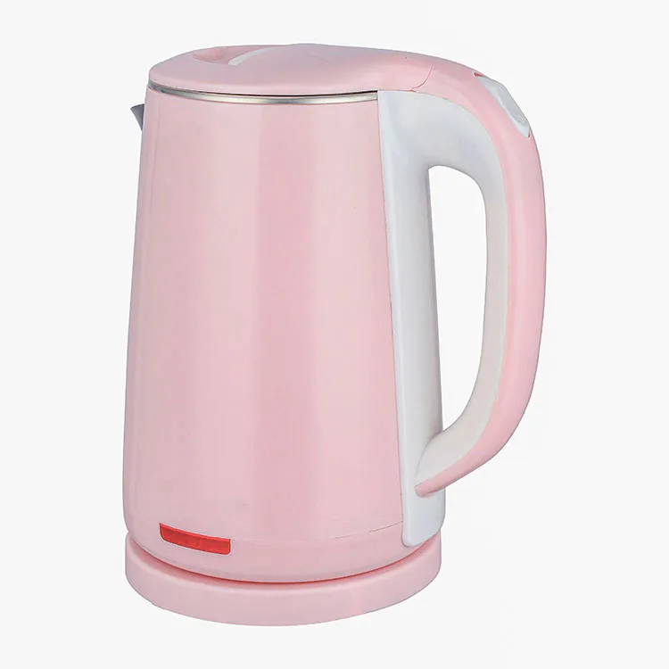 Pink Color Stainless Steel plastic cheap 2.3L Electric Kettle Home Appliances