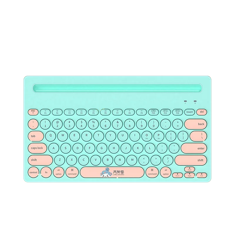 NACODEX 320i Cute Round keycap Custom BT Wireless Keyboard for iPad Android IOS compact Office mini keyboards