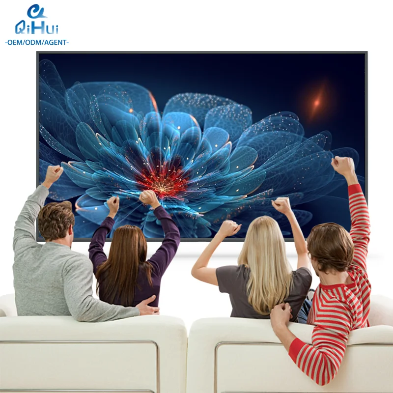 Fashionable 4k LED 24 32 40 43 50 55 65 Inch flat screen Television UHD smart TV 4K